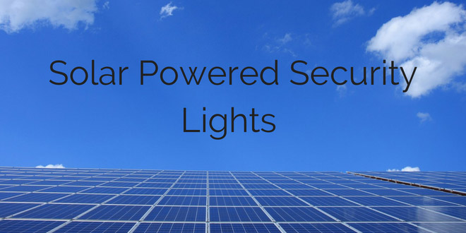 Solar Powered Motion Sensor Lights